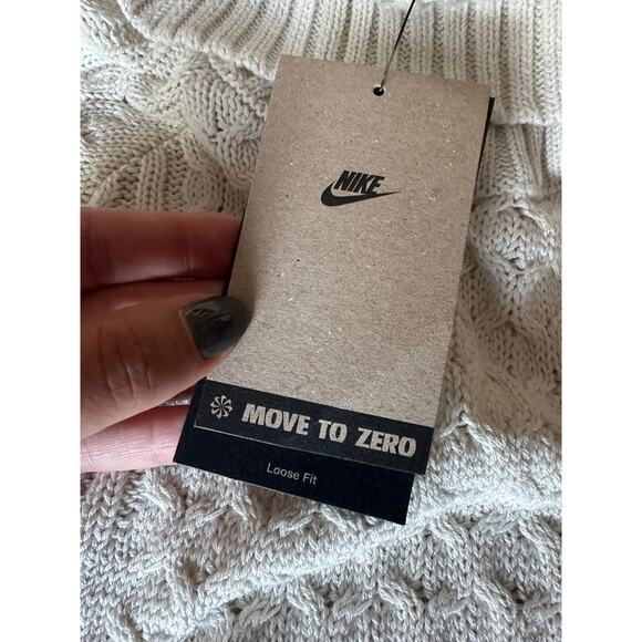 Nike Life Men's Cable Knit Turtleneck Sweater Large FB7770-072 - Picture 8 of 9